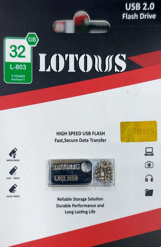 فلش مموری لوتوس مدل L-803 ظرفیت 32 گیگابایت usb 2.0