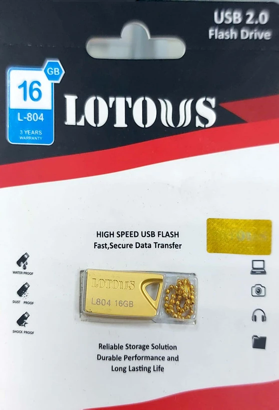 فلش مموری لوتوس مدل L-804 ظرفیت 16 گیگابایت