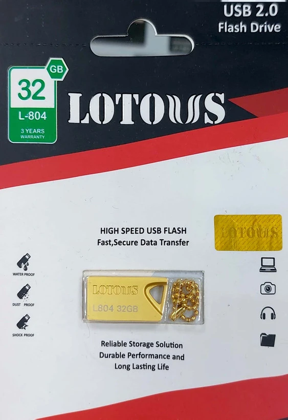 فلش مموری لوتوس مدل L-804 ظرفیت 32 گیگابایت usb 2.0