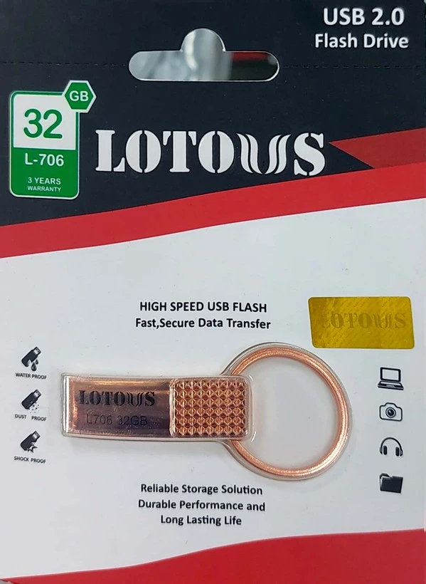 فلش مموری لوتوس مدل L706 ظرفیت 32 گیگابایت usb 2.0