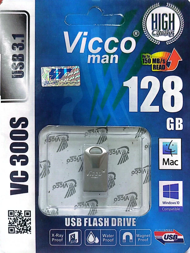 فلش مموری ویکومن مدل VC300s ظرفیت 128 گیگابایت