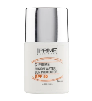 فلوئید ضد آفتاب پرایم مدل فیوژن واتر spf 50 حاوی ویتامین C