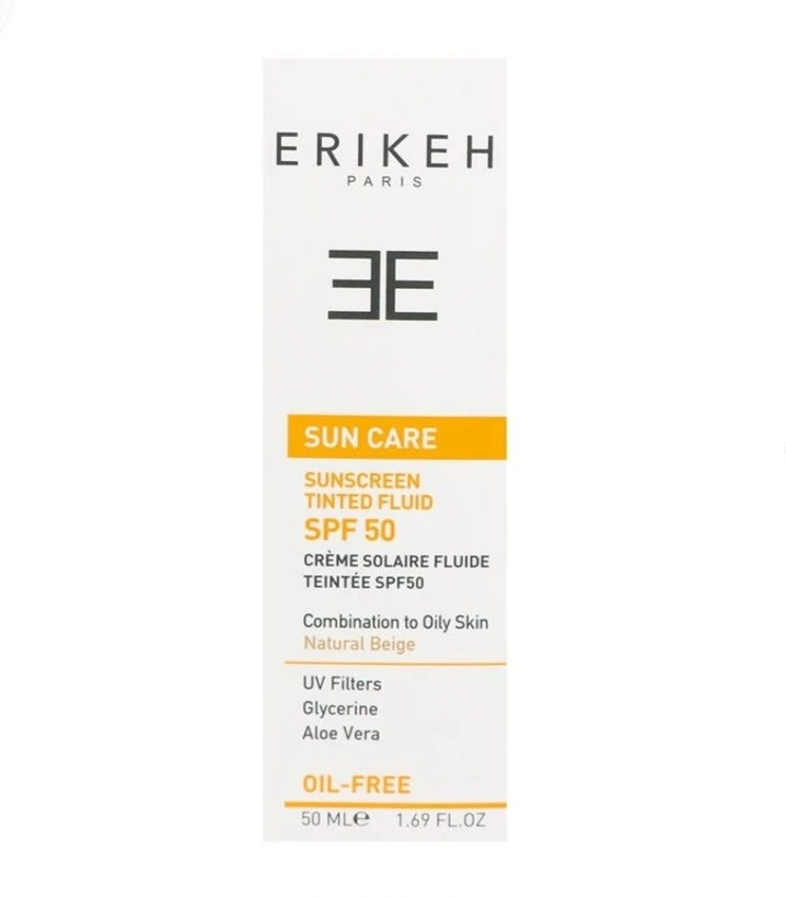 فلوئید ضدآفتاب بژ طبیعی،فاقد چربی SPF50,حجم ۵۰میل