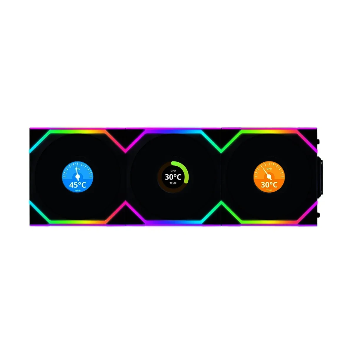 فن کیس Lian Li UNI Fan SL Wireless (Reverse Blade) ARGB Fan - Triple Pack