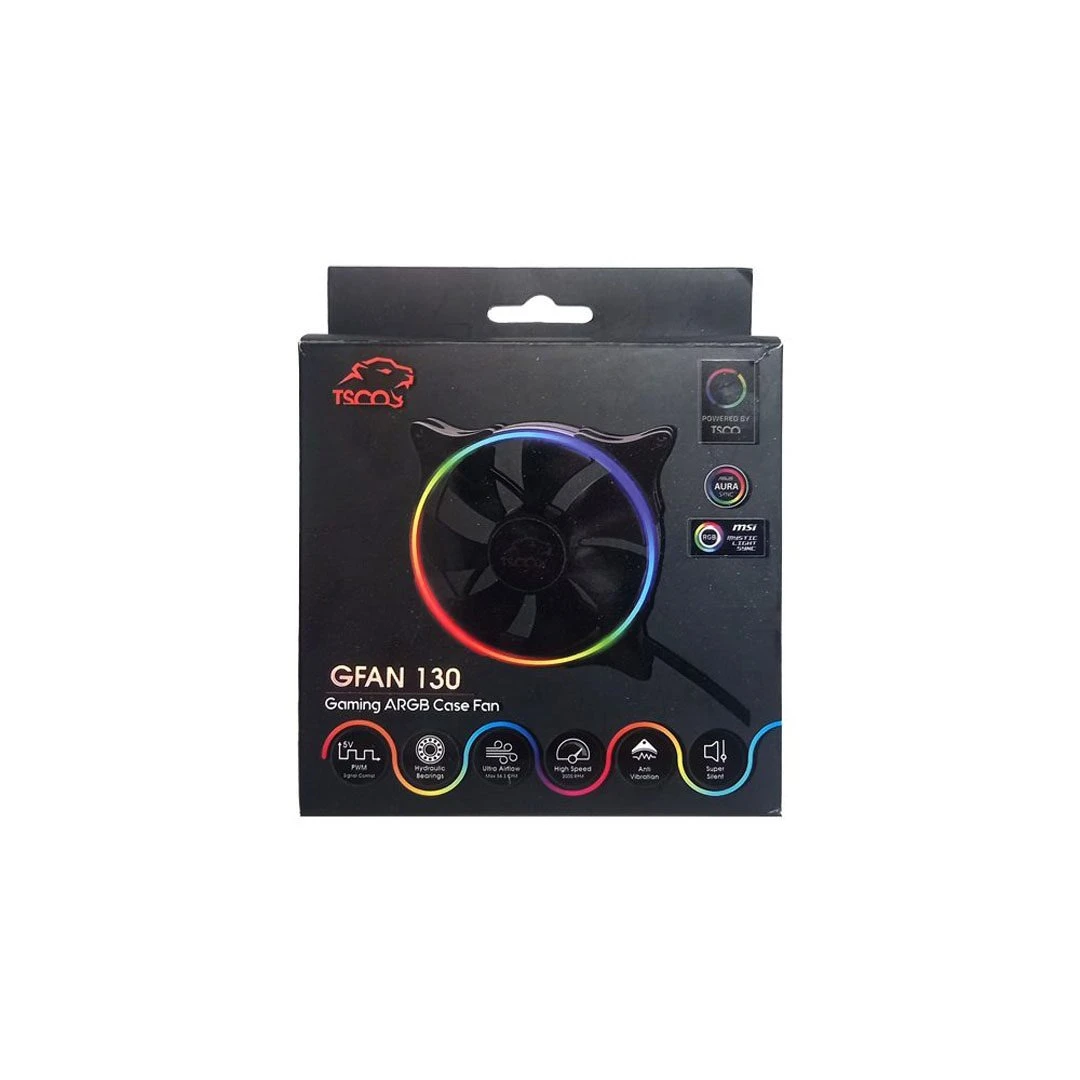 فن کیس گیمینگ تسکو مدل GFAN 130