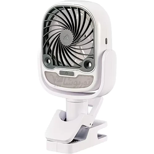 فن گیره ای قابل حمل مه پاش – خنکی و رطوبت همزمان در هر مکانPortable misting clip fan