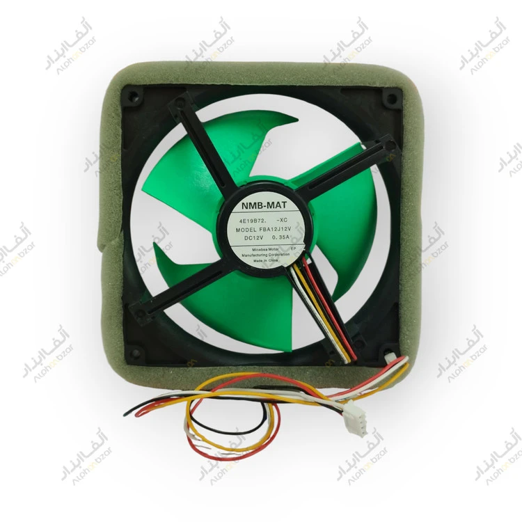 فن یخچال فریزری هیتاچی ۱۲ ولت 4 سیم مدل FBA12J12V