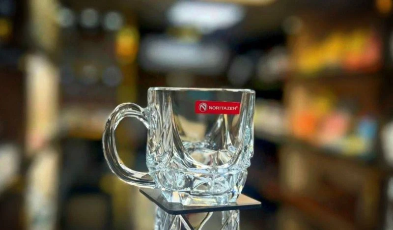 فنجان شیشه ای استاتیک 6 عدد
