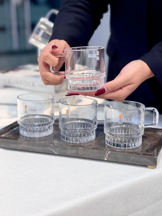 فنجان چای خوری محصول وارداتی Deli Glass