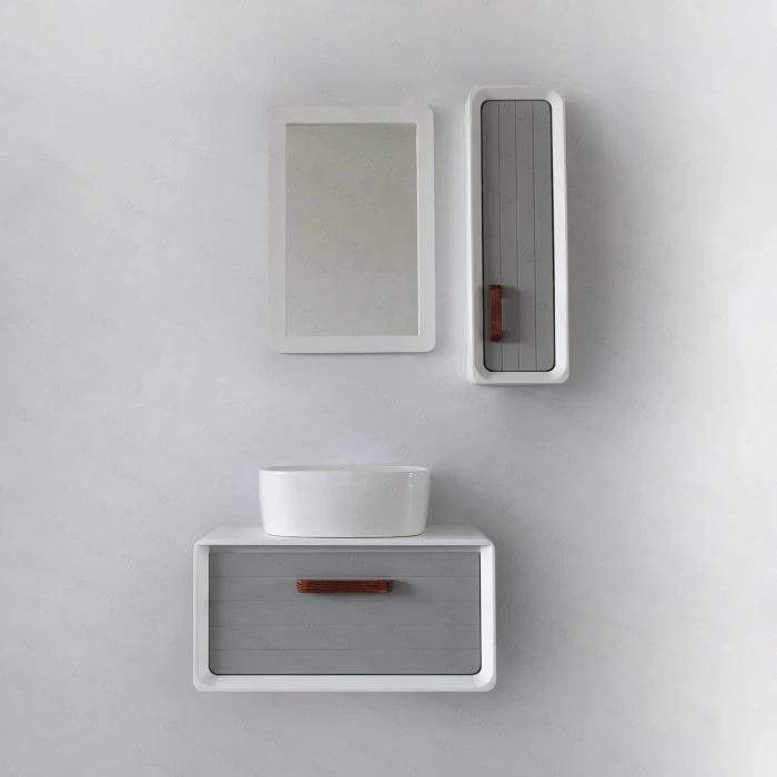 فول ست روشویی کابینتی مدل B-101 رنگ سفید/زیمنس