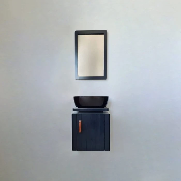 فول ست روشویی کابینتی مدل X-2 – رنگ صورمه ای