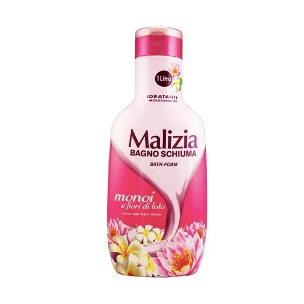 فوم شست و شوی بدن Malizia مدل Moisturizing حاوی رایحه گلبرگ نیلوفر
