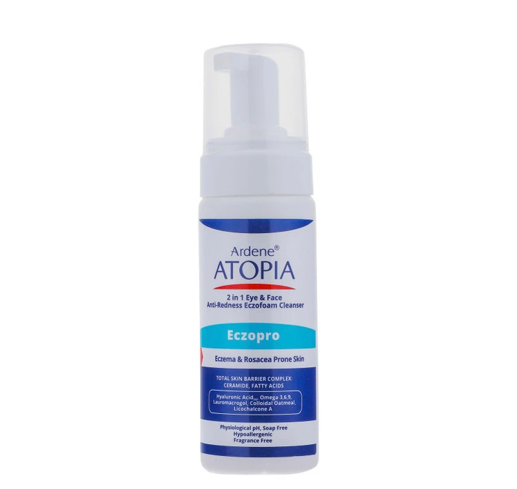 فوم شست‌وشوی صورت آردن آتوپیا مدل ECZOPRO حجم 150 میلی‌لیتر