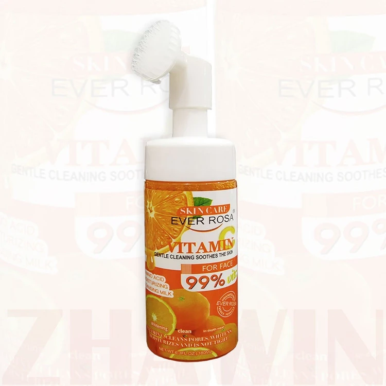 فوم شستشو صورت اور رزا مدل Vitamin C حجم ۱۵۰ میلی لیتر
