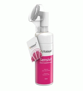 فوم شستشو صورت ویتالیر مدل Sensivit مناسب پوست حساس