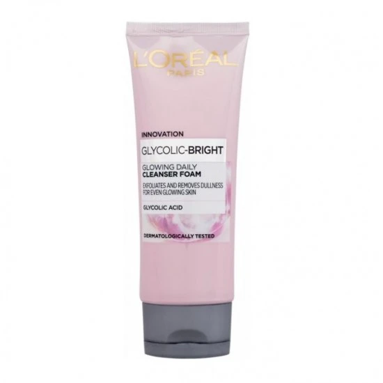فوم شستشو لورال LOREAL مدل GLIKOLIK BRIGHT حجم 100 میل