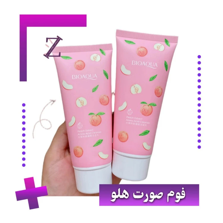 فوم شستشو هلو
