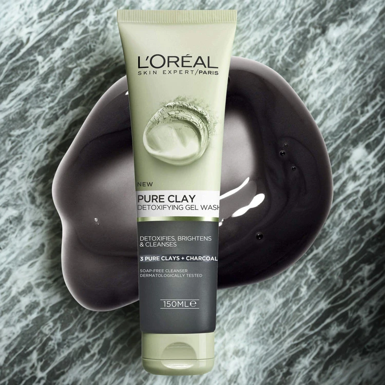 فیس واش pure clay لورآل L'oreal