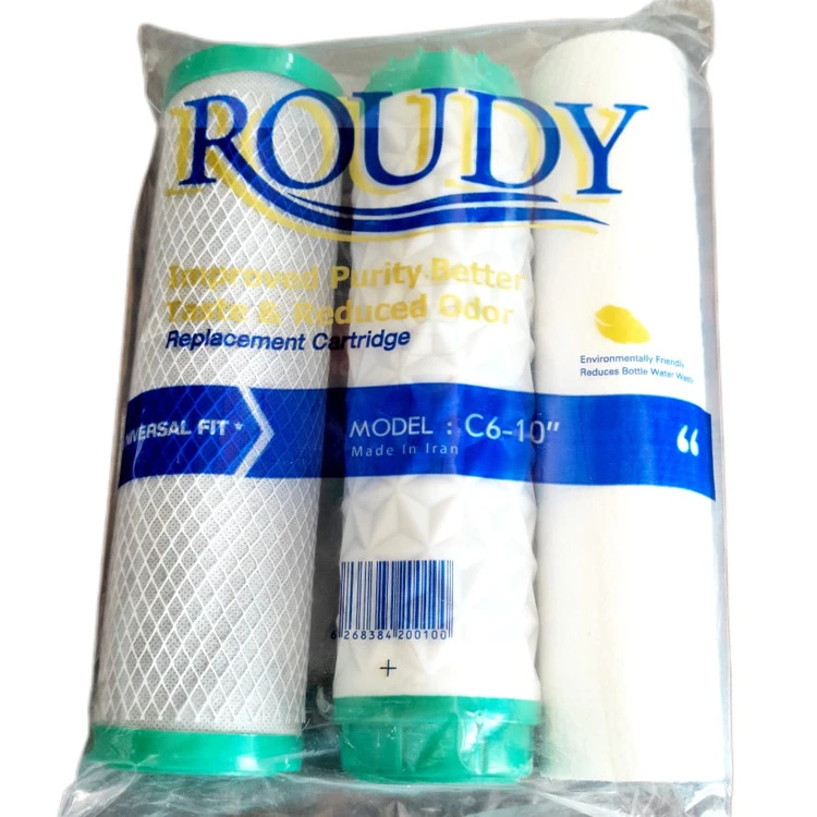 فیلتر تصفیه آب خانگی پک سه تایی 1و2و3 ROUDY