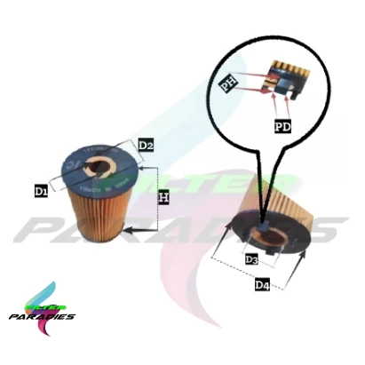 فیلتر روغن سانگ یانگ نیوکوراندو  OEM : 1#1721803009  وارداتی