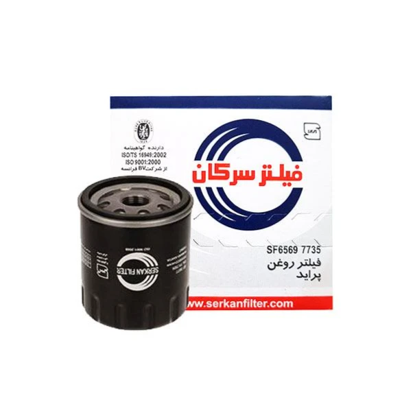 فیلتر روغن سرکان کد 7735 (پراید_مزدا323_تیبا) بسته 32 عددی