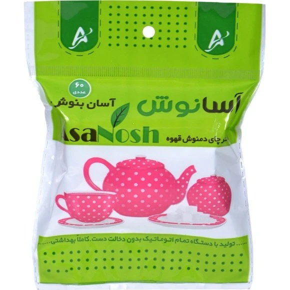 فیلتر و کیسه چای و دمنوش یکبار مصرف 60 عددی آسانوش