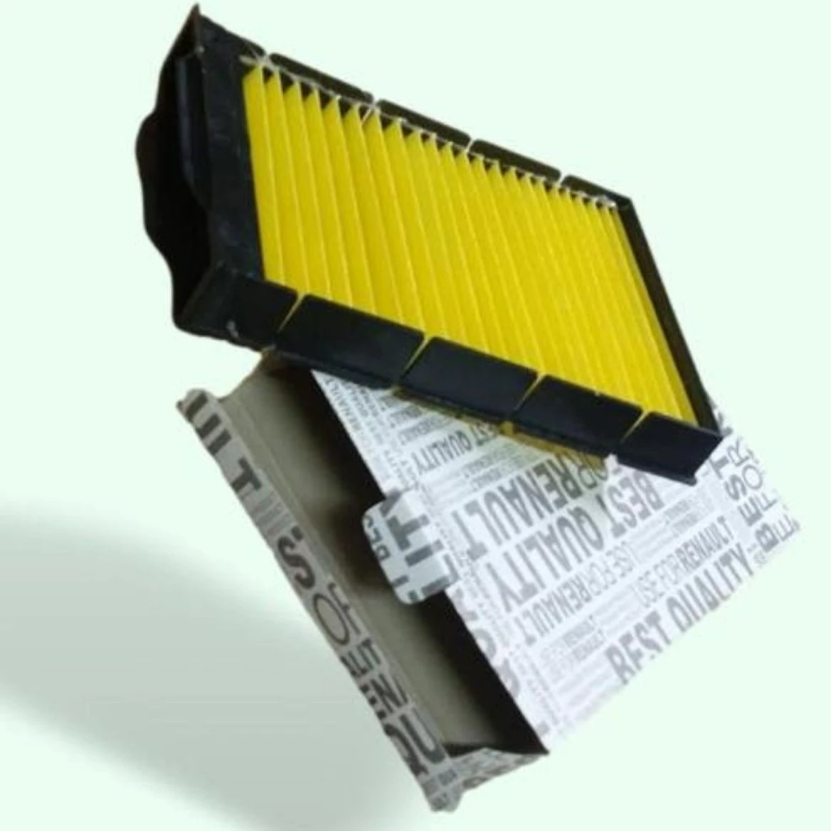 فیلتر کابین طرح اصلی رنو مگان  ؛ OEM : 7701064235 /فی لتر بهشت ، نمدی دولایه(BB)