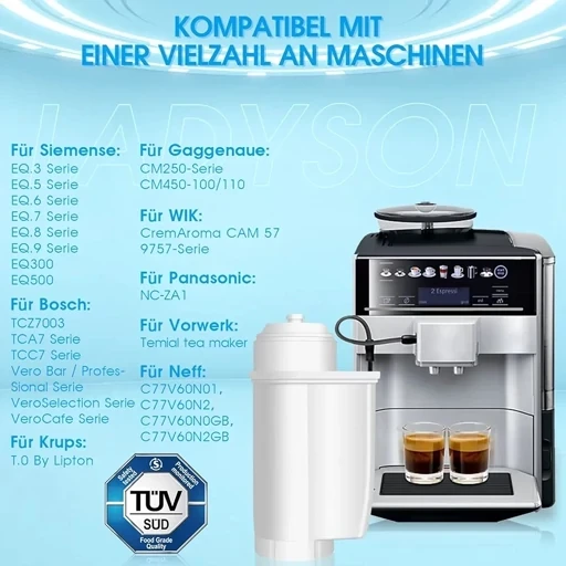 فیلتر3عددی قهوه ساز تمام اتوماتیک Bosch/simens/neff/gaggenau