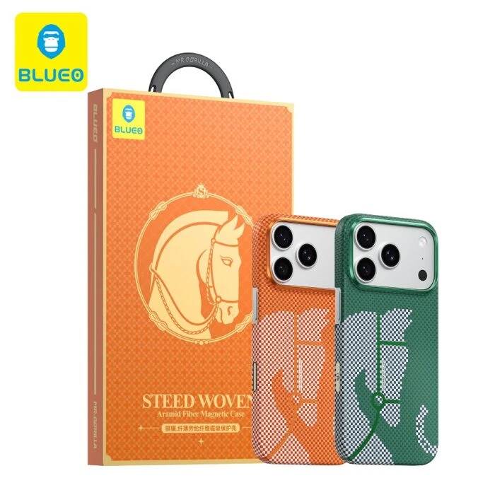 قاب BLUEO بلوو Steed Woven Aramid Fiber Magnetic