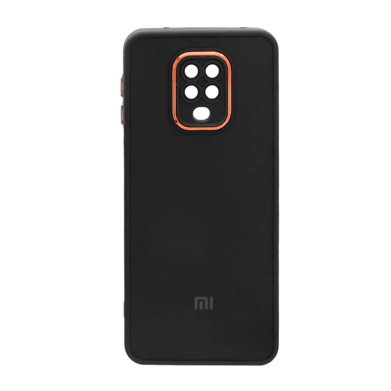 قاب Copper دور لنز متال لوگودار Xiaomi Redmi Note 9S / Redmi Note 9 Pro / Redmi Note 9 Pro Max - مشکی