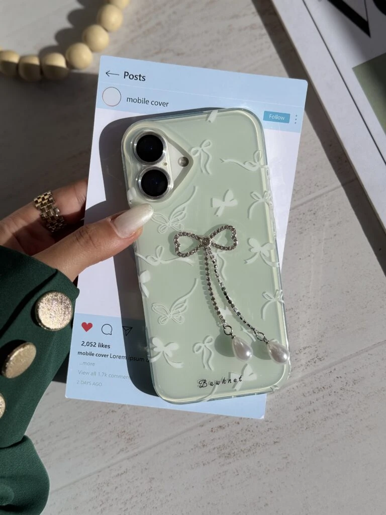قاب Green bow (کدC2125)