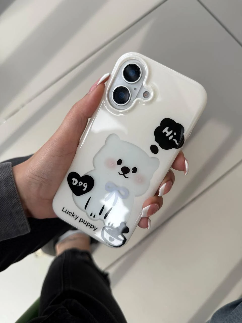 قاب Hi lucky puppy کد C3991