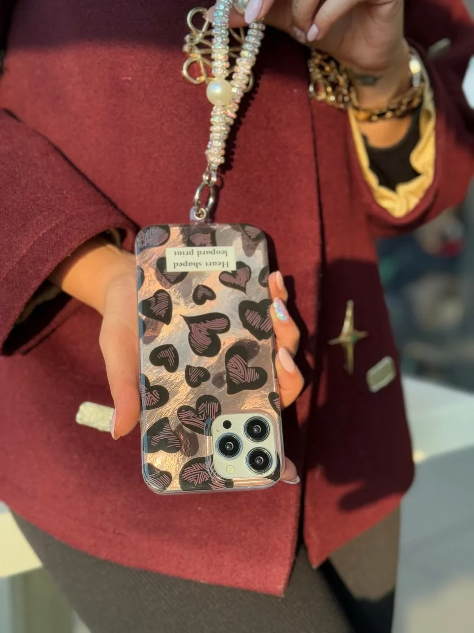 قاب Leopard Heart آیفون و اندرویید کد C3922