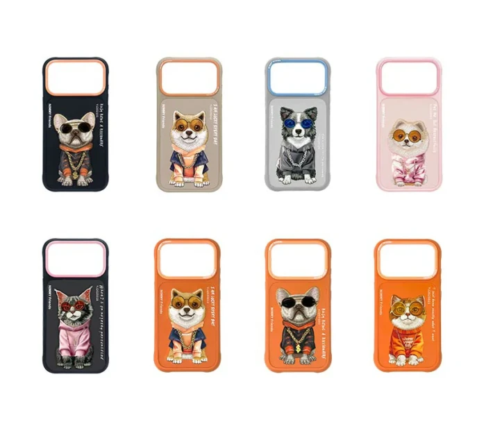 قاب NIMMY نيمي Glasses Cute Pets Cool Embroidery Series