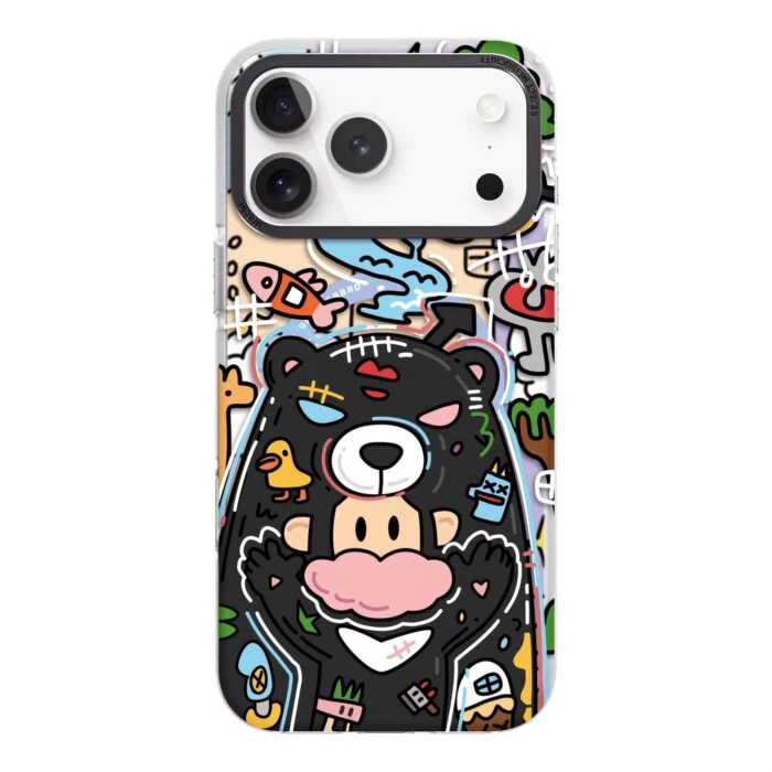 قاب OGBRO او جي برو Beast Hunt Series Black Bear Warrior Magsafe مگ سیف