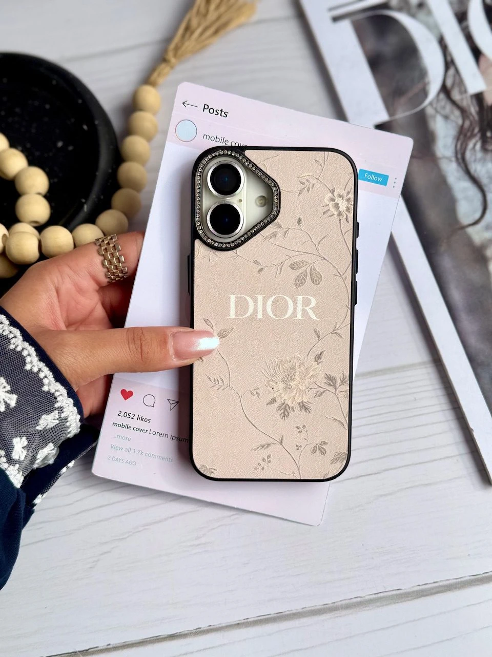قاب Rose de Dior (کدC2151)
