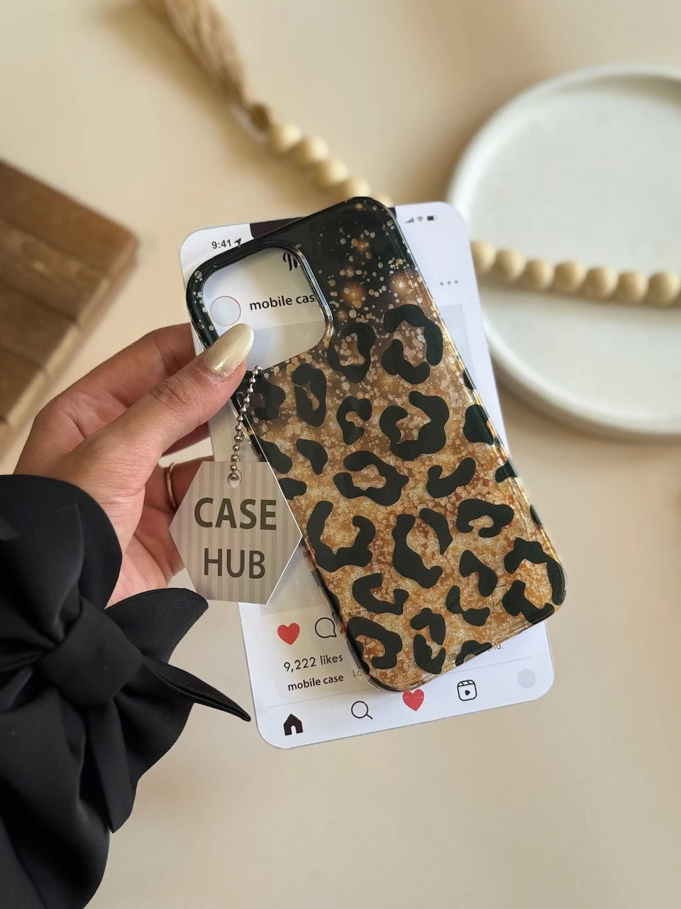 قاب Shiny leopard (کدC2105)