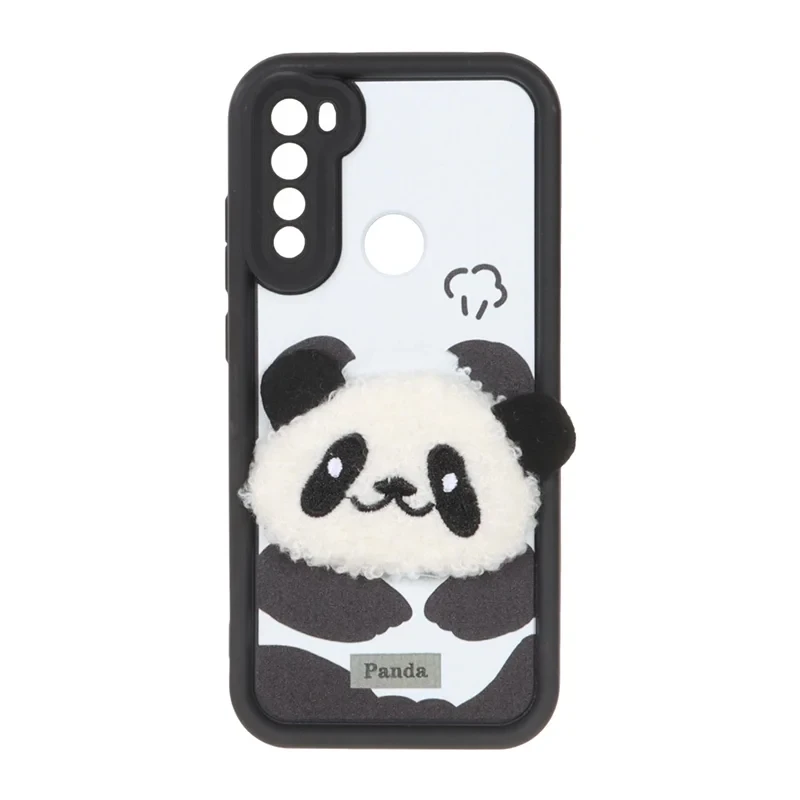 قاب Solid Case پشمی پاندا Xiaomi Redmi Note 8 - مشکی