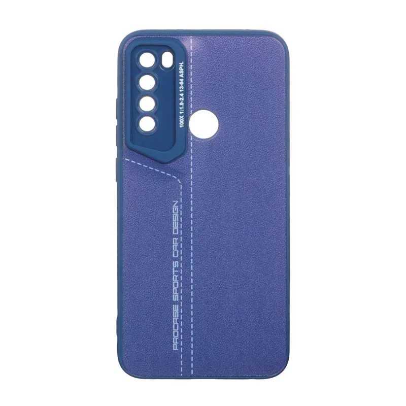 قاب Sports Design طرح دوخت Xiaomi Redmi Note 8 - آبی کاربنی