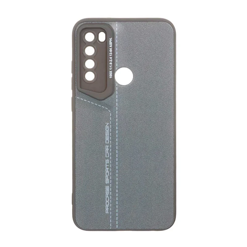 قاب Sports Design طرح دوخت Xiaomi Redmi Note 8 - خاکستری