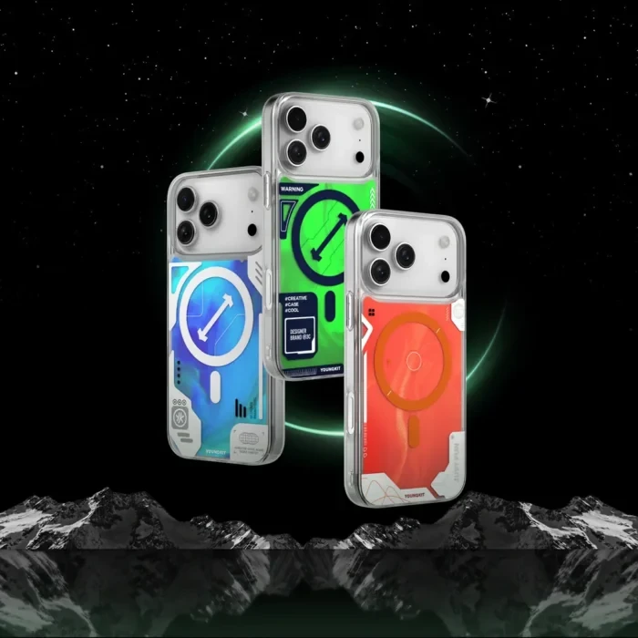 قاب YOUNGKIT یانگ کیت Cyberpunk Luminous Quicksand Magsafe