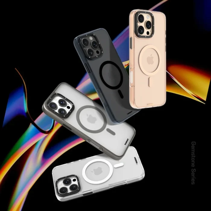قاب YOUNGKIT یانگ کیت Gemstone Glass Back + Soft Frame Magsafe