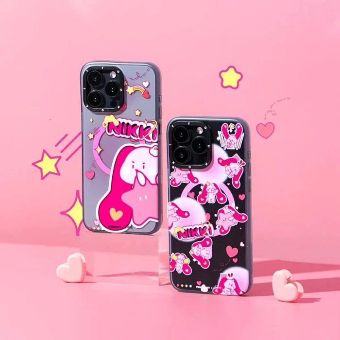 قاب YOUNGKIT یانگ کیت Nikki 咕噜肥肥 Pink Rabbit Star Tail Magsafe