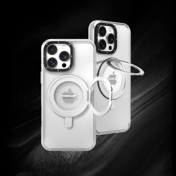 قاب YOUNGKIT یانگ کیت Non-Yellowing 360° Spin Magnetic Stand Magsafe