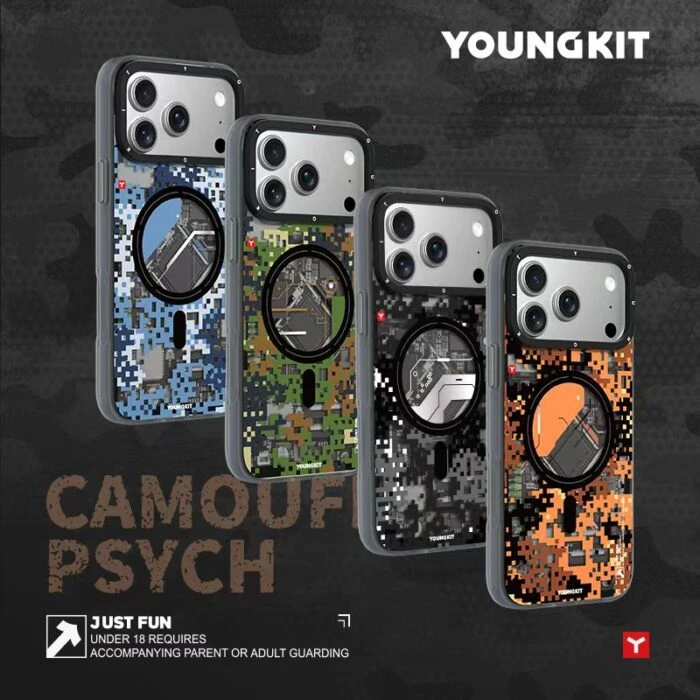 قاب Youngkit یانگ کیت CamoufPsych Series Magsafe