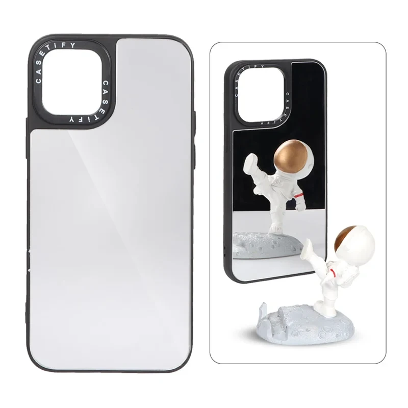 قاب case tify آینه ای Apple iphone ۱۱ pro نقره ای /کد:2620