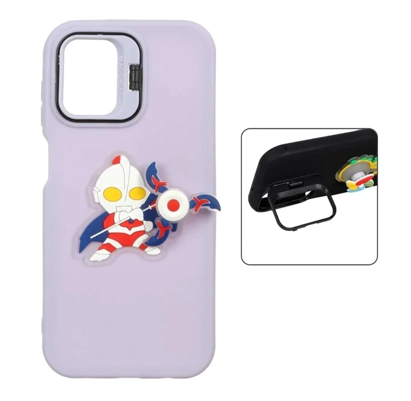 قاب casepro عروسک فرفره ای لنز استند شو samsung galaxy A12/m12