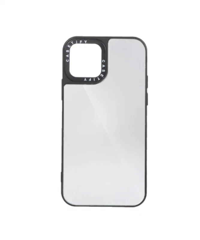 قاب casetify آینه ای Apple iphone ۱۲ pro نقره ای