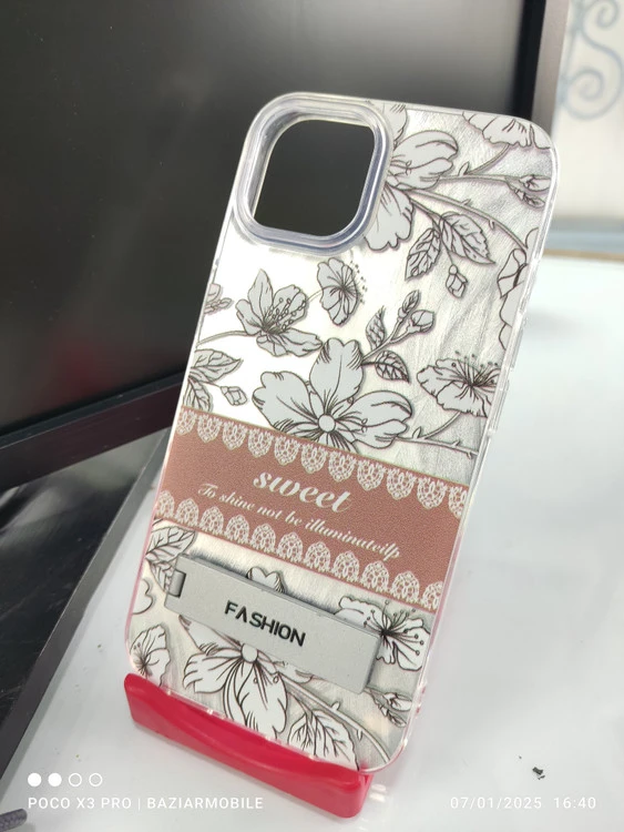 قاب fashion اطلسی استندشو apple iphone 13/14