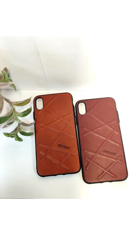 قاب premium case iphone x xmas /قاب آیفون رنگبندی / قهوه ای /زرشکی